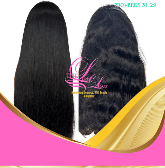 5x5 glueless lace wig human hair 200% density pre-plucked HD lace for women