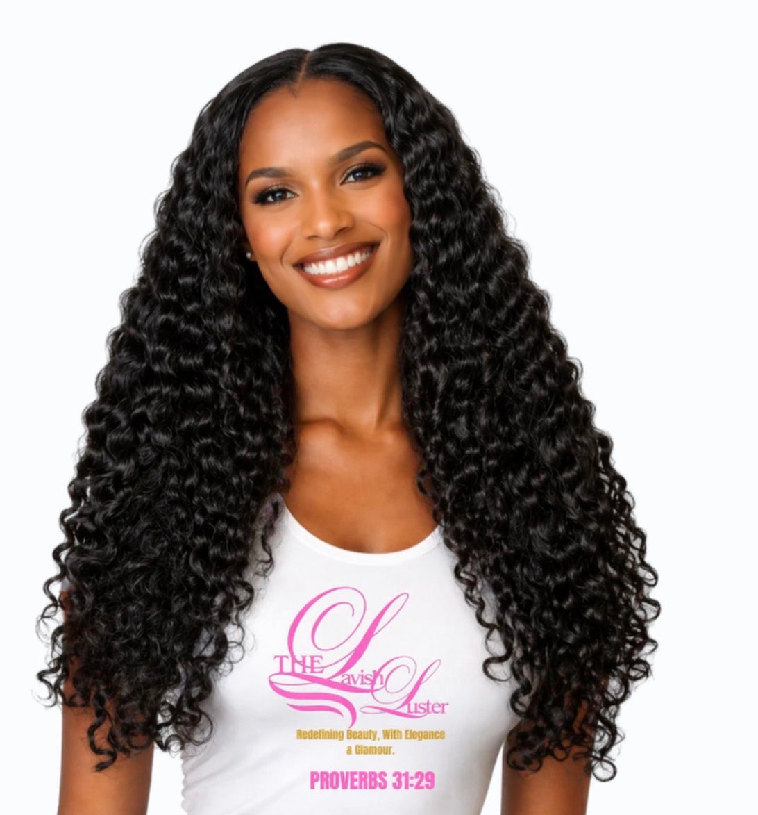 Raw Burmese curly hair extensions