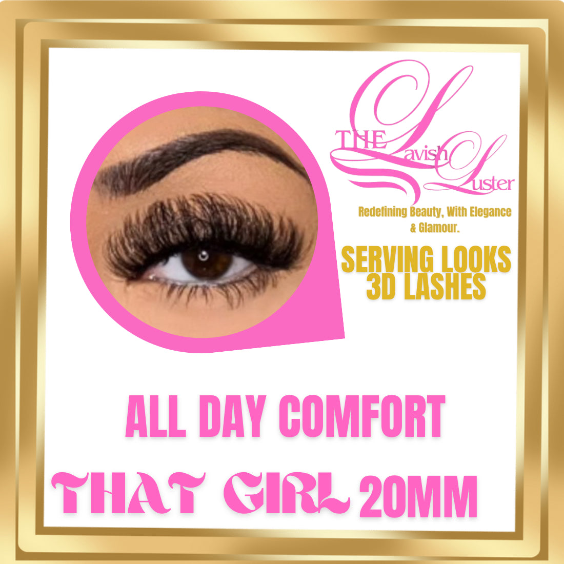 Serving Looks 3D Lashes