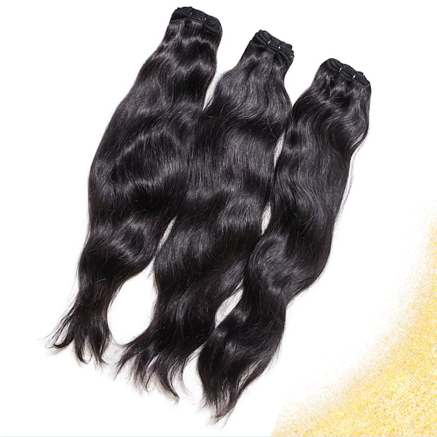 The Lavish Luster: Our Raw Indonesian Hair Bundles embody elegance and sophistication, providing you with the opportunity to luxuriate in the unmatched quality and sumptuous feel of authentic Indonesian hair.