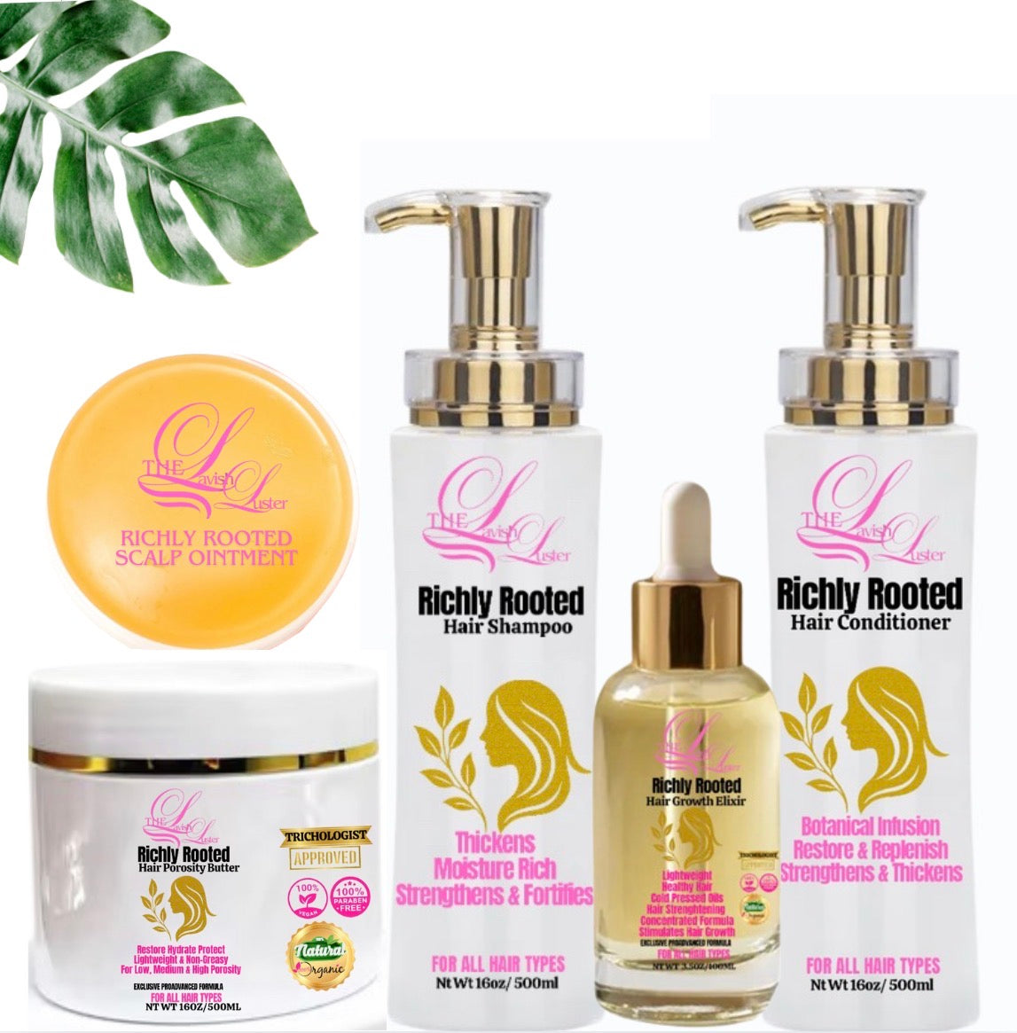 Natural hair growth system