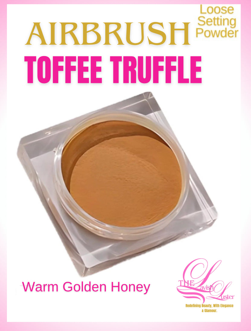 Loose setting powders without flashback